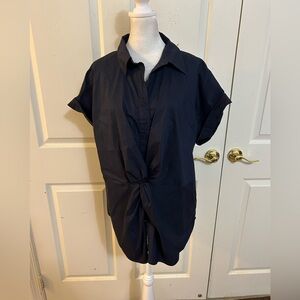 Lauren Ralph Lauren Navy Blouse